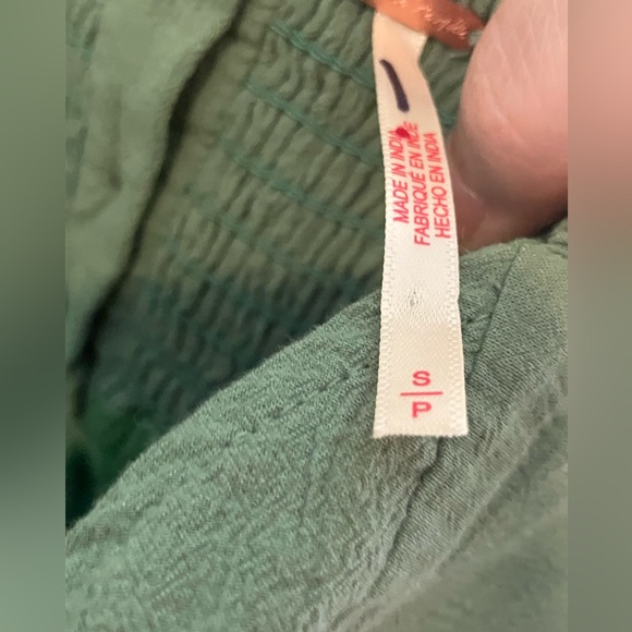 Free People Green Halter Open Back Midi Dress New Without Tags - Picture 2 of 3